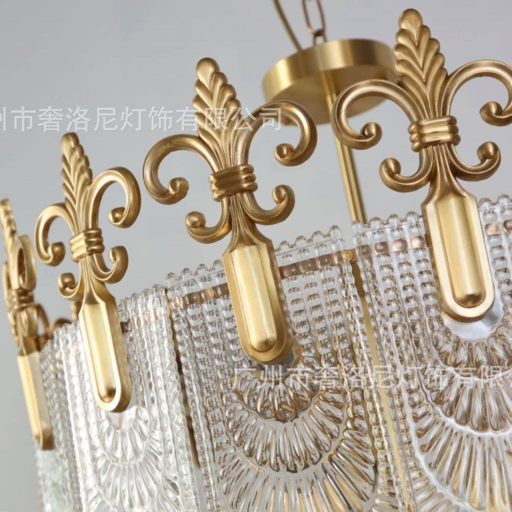 复古V铜intage中1055世纪代法式风格全吊灯现玄关过道衣帽后间卧