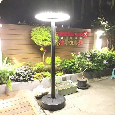 新款能灯太阳能庭院灯飞碟一体户外可移灯盘园林落动地灯1太阳路