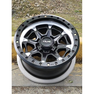 黑犀牛坦克300改装BJ40普拉多H9牧马人FJ防脱Y62越野负值轮毂17寸