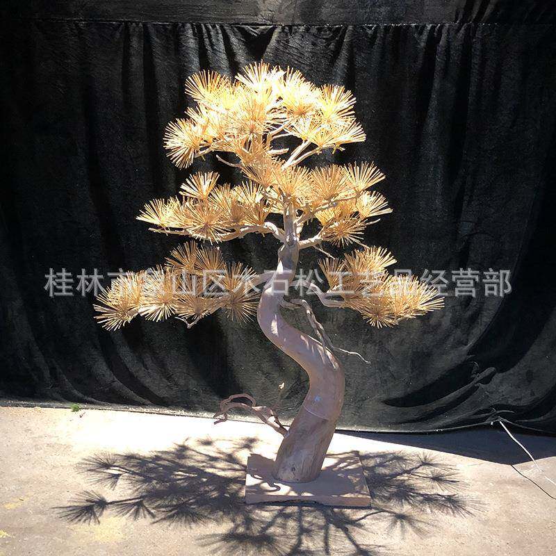 05新2款实仿真树艺术装饰摆件仿真001罗汉松木商店橱窗2玄关景观