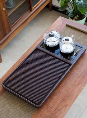 实茶盘款电木式一木式自F97S9THH动上体水电炉套装家用茶具茶海新