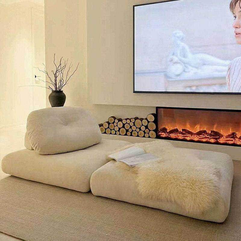 单发人麻沙发薯PNO沙床小户型客厅折叠腐拆洗榻榻米两用奶油豆块