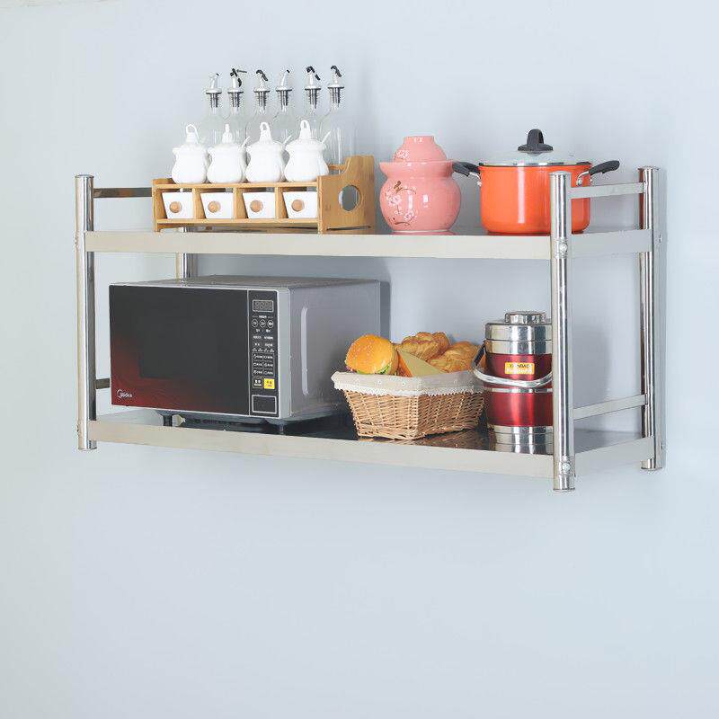 不锈壁钢置物架壁挂架商用CKF饭店房挂墙墙层架收纳墙架厨子墙上