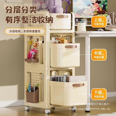 书置物架可包移动小纳NRM推车桌下公室书本收柜学生办书包放置