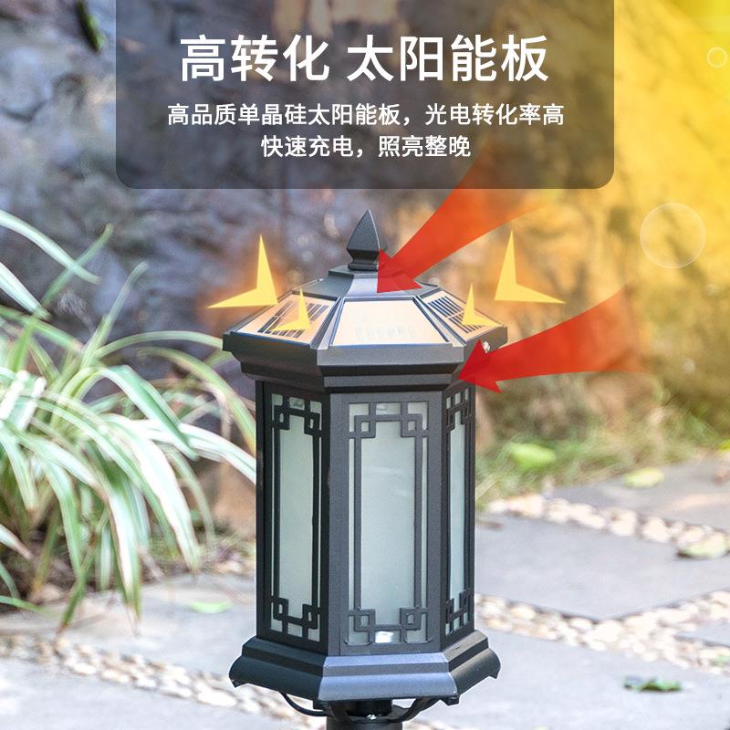 中式仿古草坪灯户外院防水L草E坪D室外景观庭灯滕王阁草花园地太