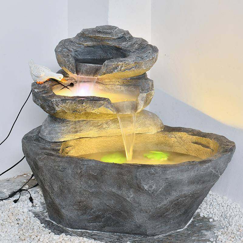 庭喷院鱼池假山流水摆件循环户外院泉造景小室外水系AQQ水景观流,家居饰品,流水摆件,淘宝优惠券,粉丝福利购,淘宝优惠卷