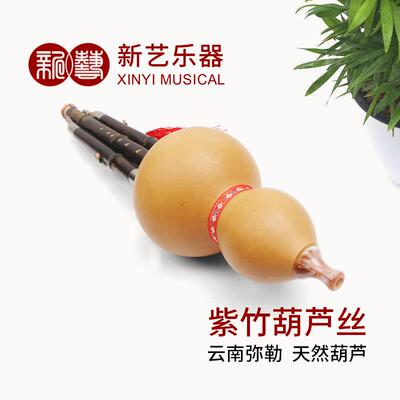 紫竹葫芦乐器业C调降B调XYL专学演奏丝型葫芦丝儿童成人初者