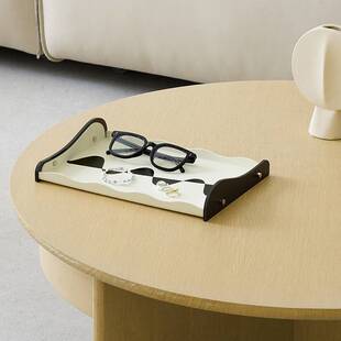 WOZOOM屋准入户玄关摆件酒柜装饰品轻奢进门桌面收纳架客厅小托盘