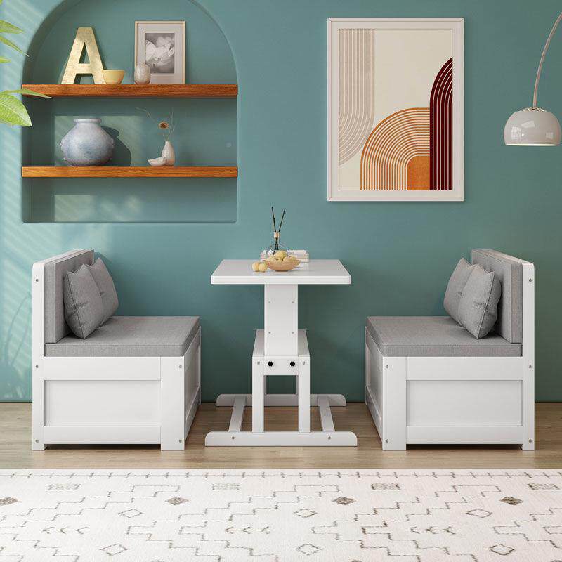 PLB实木沙发床两用折可叠带书桌代现简约客厅小能户型卡座多功储