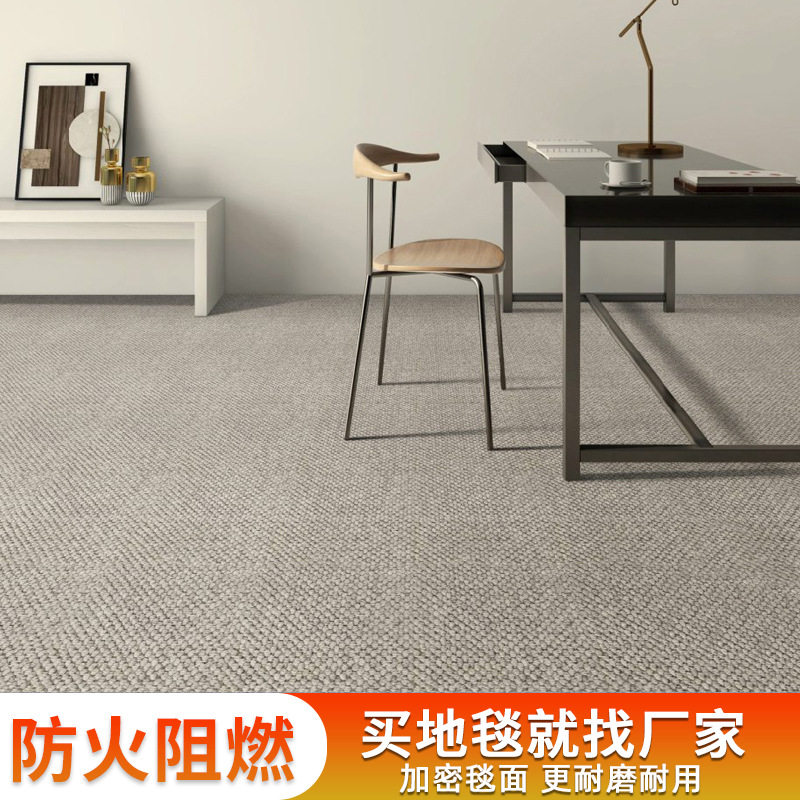 摄影棚直播间地毯网红家居展厅办公室地毯满铺高端羊毛菠萝圈简约