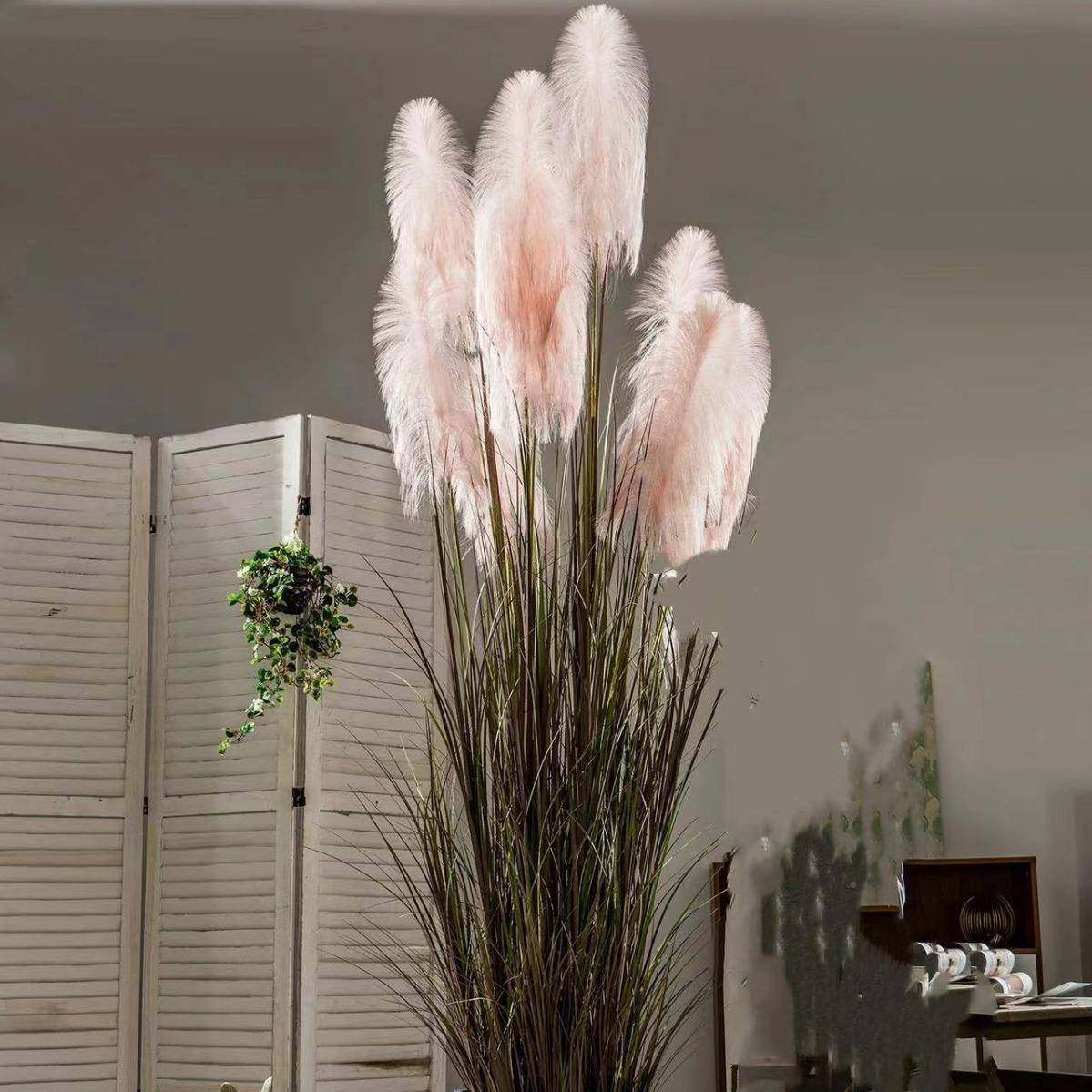 高草档芦苇仿EDV真生花假树植物盆栽客厅室内仿景绿植装饰橱窗造,鲜花速递/花卉仿真/绿植园艺,仿真花,淘宝优惠券,粉丝福利购,淘宝优惠卷