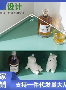 转角餐边柜酒柜储物柜厨备简房碗柜柜茶水IBA柜餐厅餐现代约客厅
