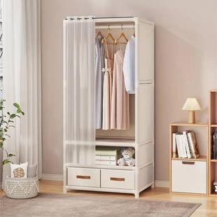防尘柜家衣UKY用卧室议收纳组装 收纳柜多层出租舍房宿挂衣柜小衣