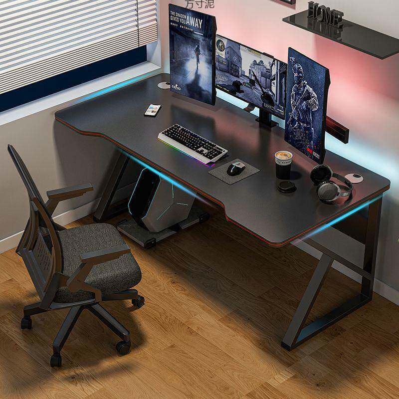 见详情电脑学竞桌台台式家用电桌椅卧室简易工作科技感生学习桌子