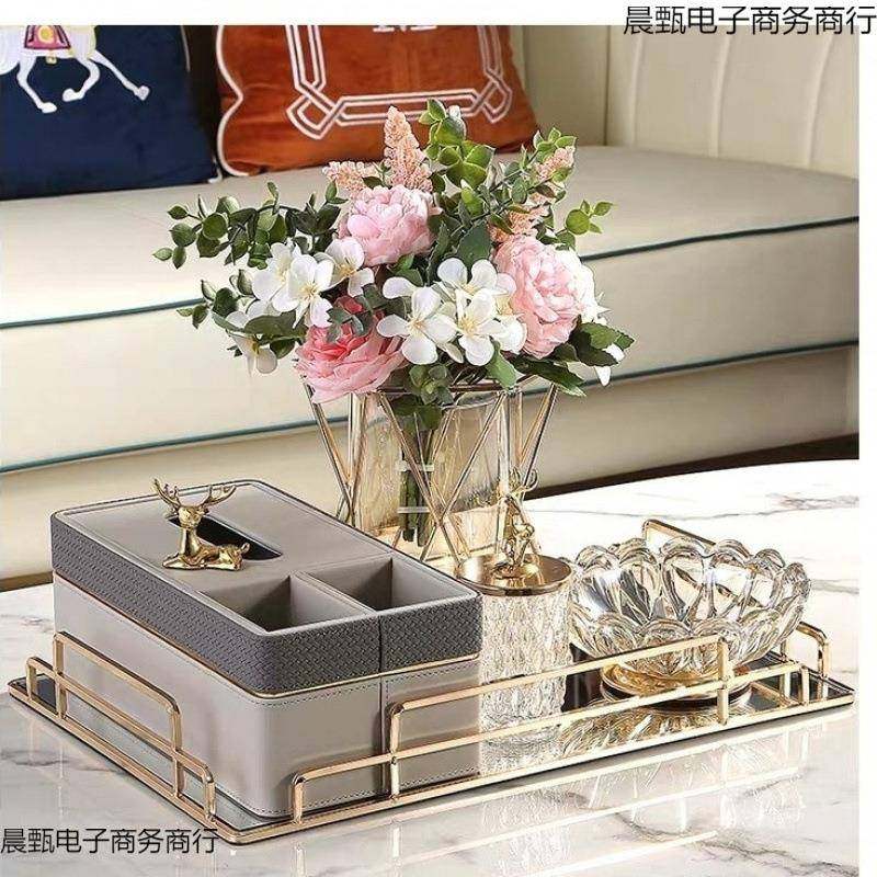 无品牌/轻奢肤盒感高档编织纸收巾盒家抽用茶几纳桌面多功能餐巾,收纳整理,纸巾盒,淘宝优惠券,粉丝福利购,淘宝优惠卷