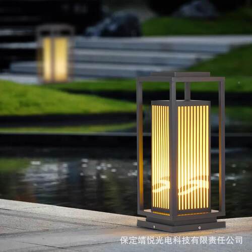 太阳能草式别坪灯草地--灯庭院灯花园墅户外水家用落地灯防中景观