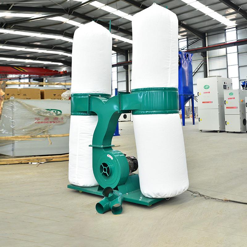 单双筒移动式吸尘工器业木工锯粉尘简雕刻机推台易布袋除HDH尘器