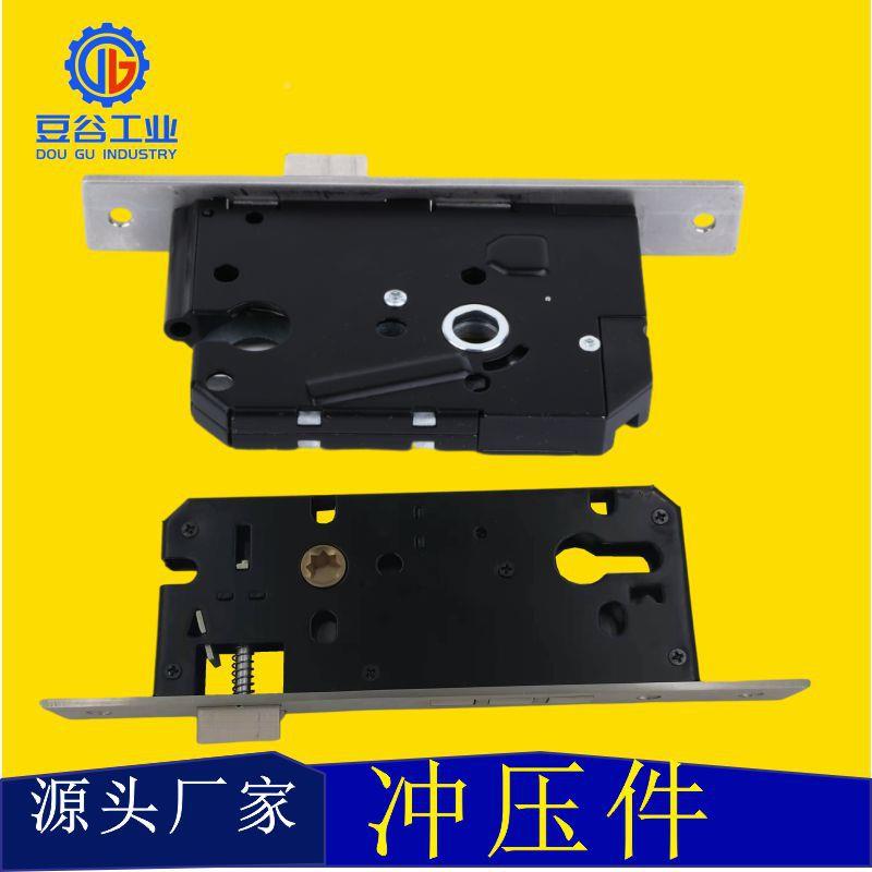 不锈钢防盗碰珠锁体电子锁具配压件锁锁体移门具锁五金组装DG0014