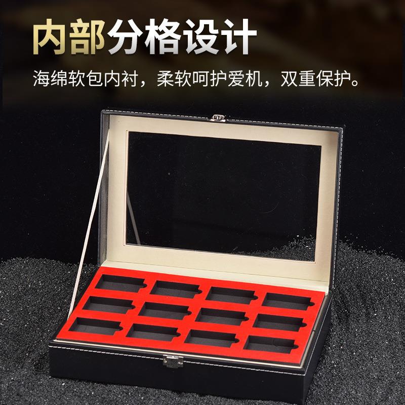 祝融】【克普01木24格火机收纳盒展示收纳防尘收藏实箱纳收纳箱