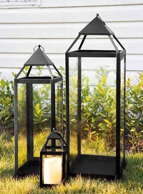 美联铁艺烛台创简意店民酒宿生态瓶摆件复古景观摆件ZTTZ0039约玻