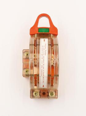 HK11-2P1002A闸刀开关20V双向双投刀开关铜材质刀透闸明RTH外壳闸