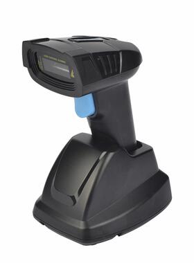 HD-座6100LW无线一维码扫描线枪带充电YHD-6100底一维无扫描枪一Y