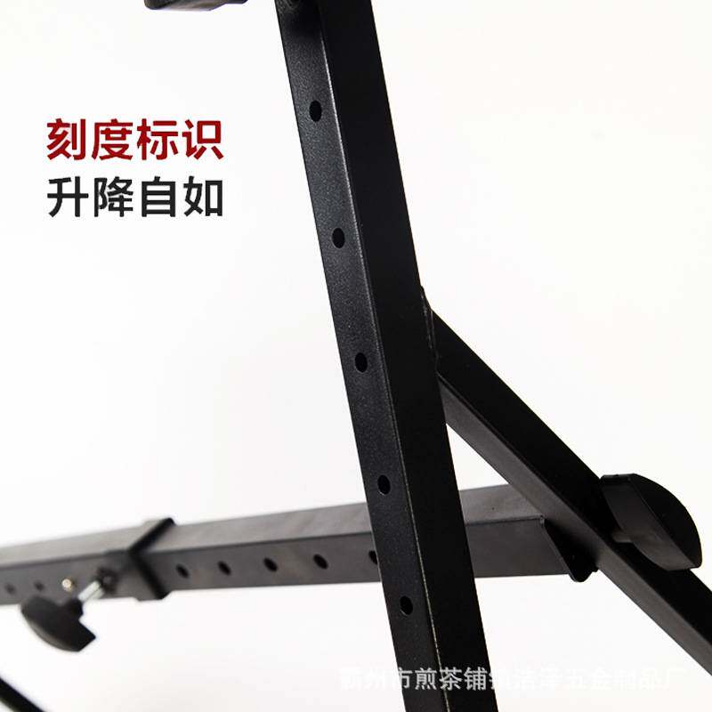 电子琴架Z型升降拉伸琴架带轮可升降长度调节电子琴架加粗静音轮