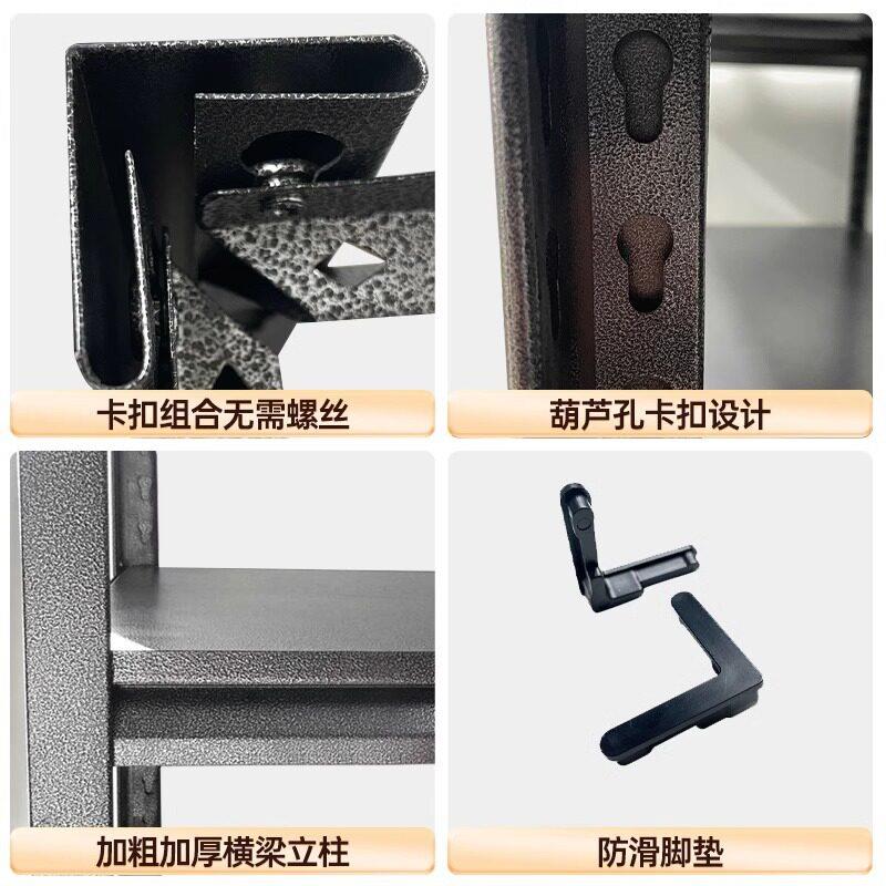 家用置物架卧室收纳架多层阳台杂物间仓储货架超市快递物品摆放架