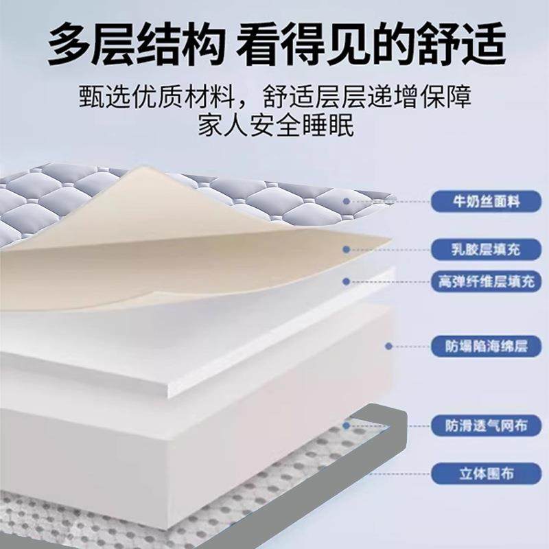 双乳胶记忆海绵床垫舍榻榻米软垫宿家用1.8米加厚单人人MGX学生床