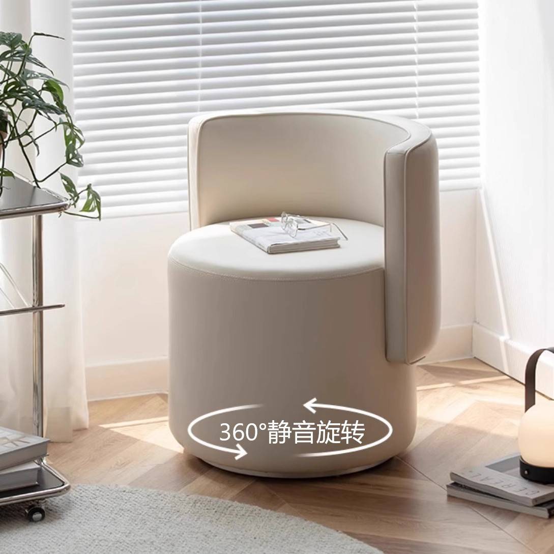 轻奢化妆凳梳妆凳家用可旋转卧室梳妆台化妆椅子简约靠背沙发包邮