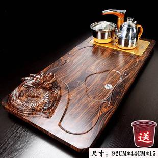 家SBL用辦公臺茶茶大號木質(zhì)茶盤自動抽水電器四一合茶具套海裝