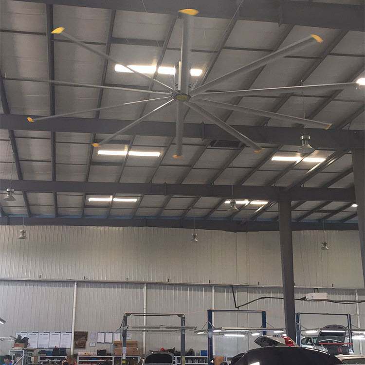 厂家优惠YESN730010 2.2KW7.3米10叶HVLS大型节能工业大吊扇