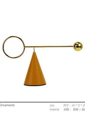 代简现约创意装PWT饰品摆软装家居客厅房设玄书关轻奢平衡艺术品