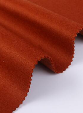 厂家现RXU770g双面呢羊绒羊毛布料多色大衣外套时布货料毛面装料