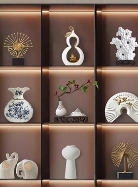 ?新Fh(h(#g$中式品摆件家居装饰创艺意客厅酒关柜电视柜玄软装工