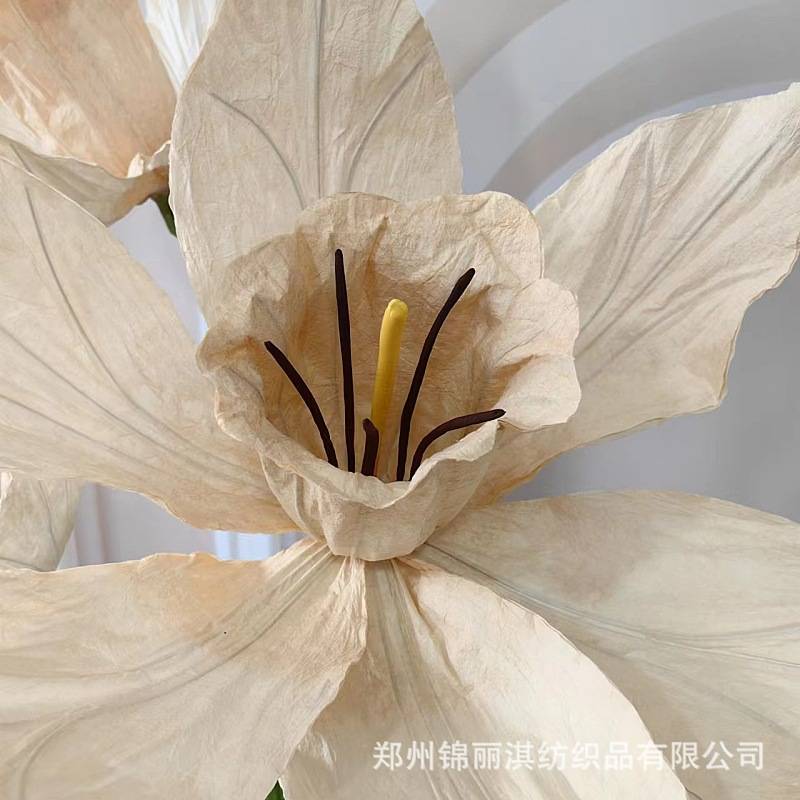 水仙花婚庆道具路引花手工纸花婚礼舞台仿真花摆件商场美陈摄影花