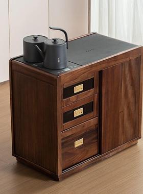 胡木移用动茶水柜家烧水壶一体式52221泡茶桌边柜客台厅阳台茶侧边桃几