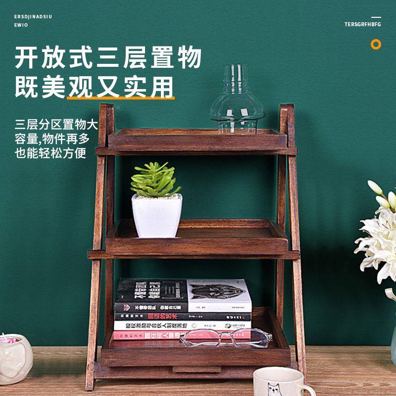 柚木折叠置物架免安装浴F966SS9S室实卫纳间厨房落地木生质收架家