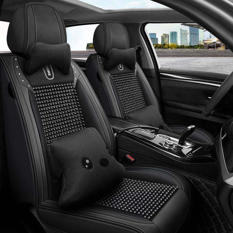 汽车坐垫夏季透天然用木气珠全PIG包围季通座套夏天凉垫小车四座,标准件/零部件/工业耗材,车间地垫,淘宝优惠券,粉丝福利购,淘宝优惠卷