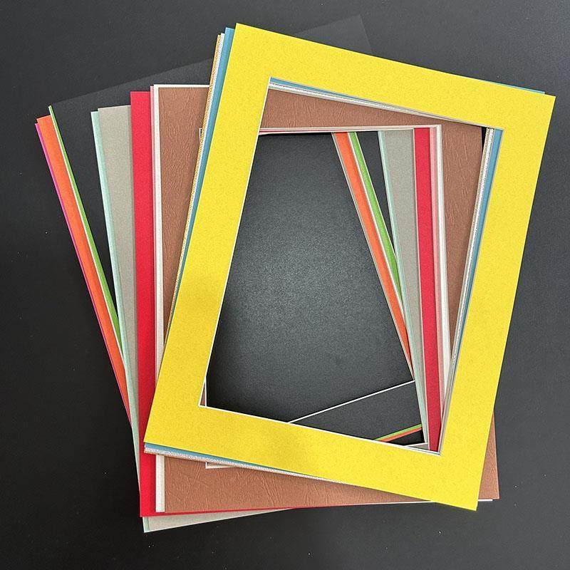 0张8单框纸装裱儿童画挂墙画绘作品画框4卡K开aa4简易卡纸1000849