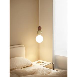 法长头式 床头柜垂线 奶风床线X263吊灯葫芦串造型长条吊灯设计师款