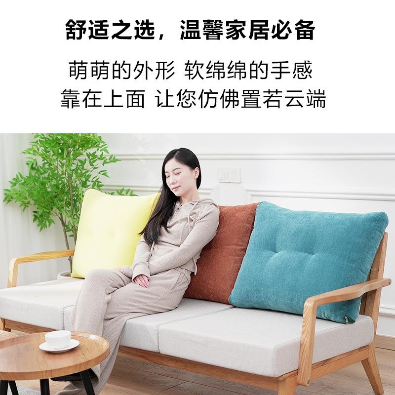 发沙靠垫客厅F5M86890大靠背床上硬靠枕可长包抱枕皮靠床头靠背垫