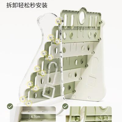 儿用童书架宝宝绘本架幼儿架园IEM置物孩玩具收纳小架书柜家r&