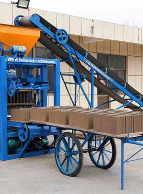 出口全自动制砖机免烧水泥铺路 automatic block making machine