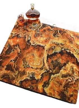 蓝色海洋瓷砖800x800全抛釉地板砖酒吧客厅背景墙仿大理石防滑地m