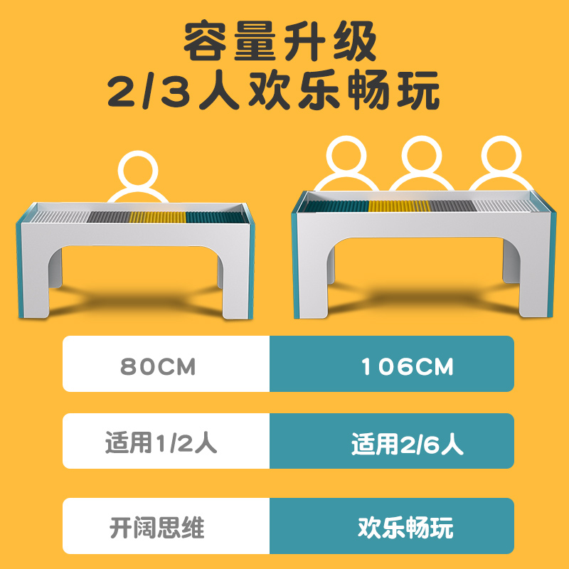 实木质儿童积木桌大颗粒男孩女孩宝宝益智拼装拼图多功能玩具桌子