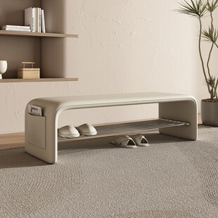 架试衣间长条沙发凳入户进门高级穿鞋 换鞋 凳家用门口一j体可坐鞋