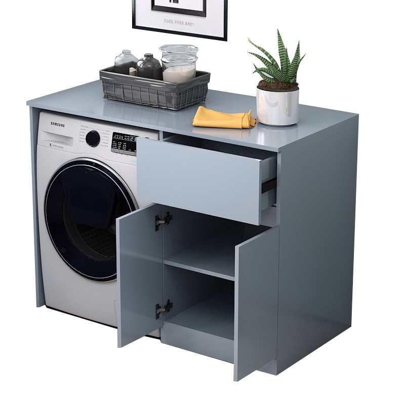 滚筒洗衣机柜子阳台组合定制单独置物架小户型收纳柜阳台柜储物柜
