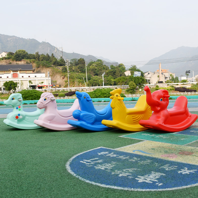 幼儿园摇摇马儿童小木马防摔塑料款摇马防侧翻婴幼儿宝宝户外玩具