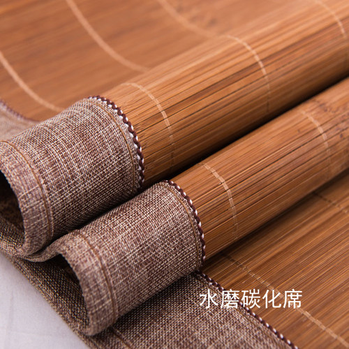 双面竹凉席1.8m双人床正反两面用1.5m135可折叠席子1米2竹席夏天